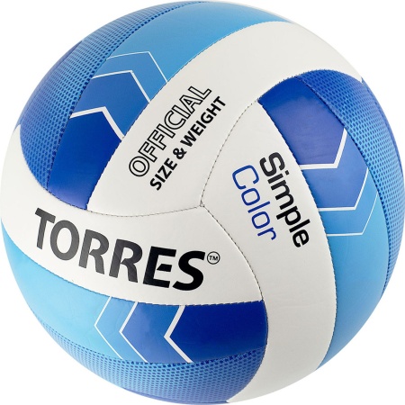 Купить Мяч волейбольный Torres Simple Color любительский р.5 в Болохове 